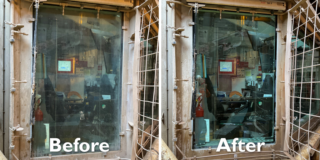 Another Offshore Platform Gets ClearShield® Glass Protection!