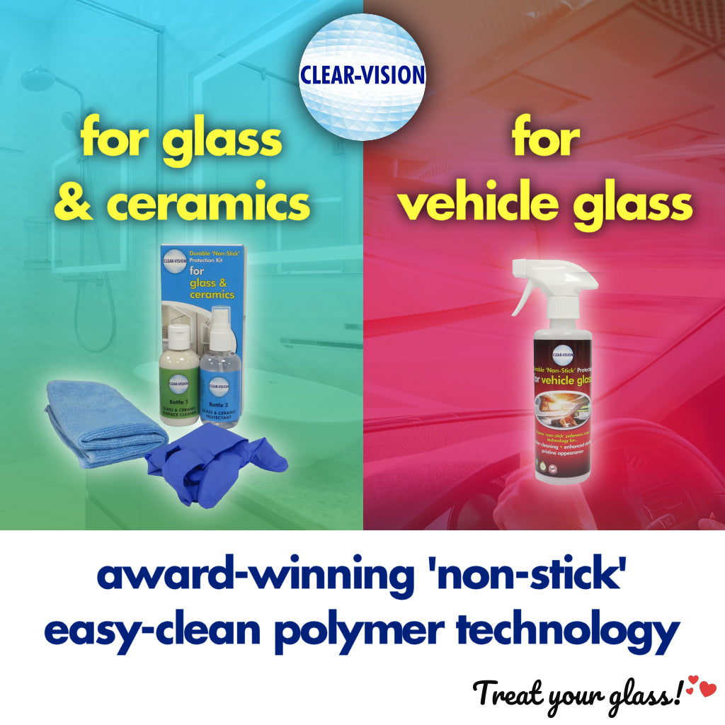 Treat Your Glass With Our New Clear-Vision® DIY Products!